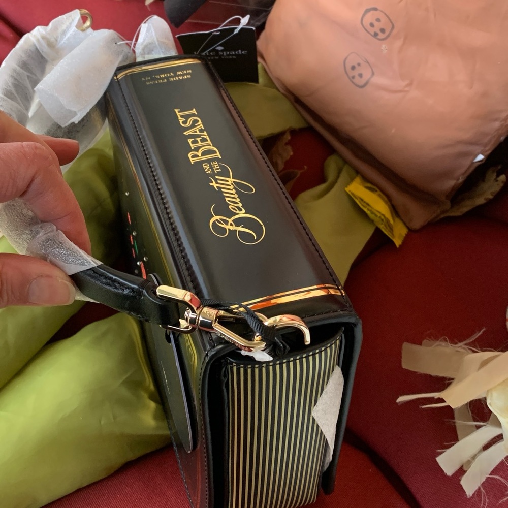 Authentic KATE SPADE Saffiano Leather magnetic flap LIMITED ED. Crosby/Clutch - Picture 7 of 15